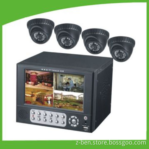 CCTV Digital Network Cameras Surveillance Kit with One Digital Video Recorder and Eight Cameras